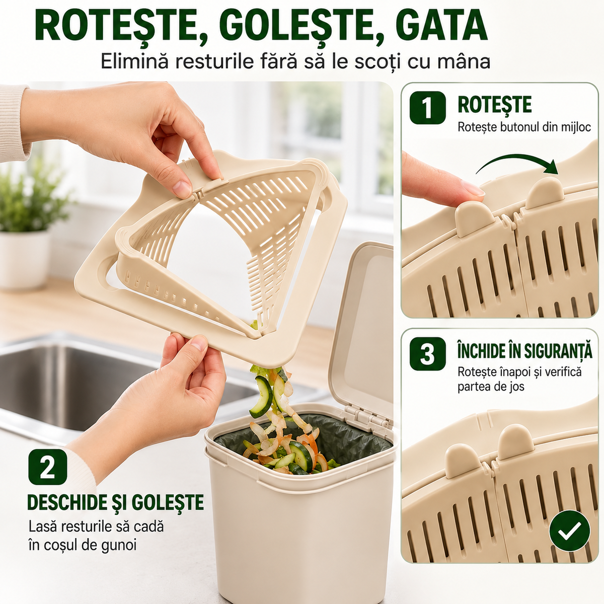 Coș Magnetic pentru Chiuvetă