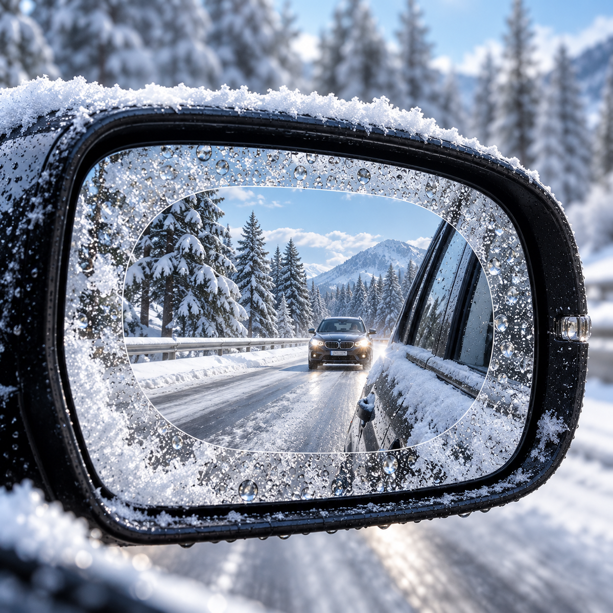 Folie anti-aburire și anti-ploaie oglinzi auto